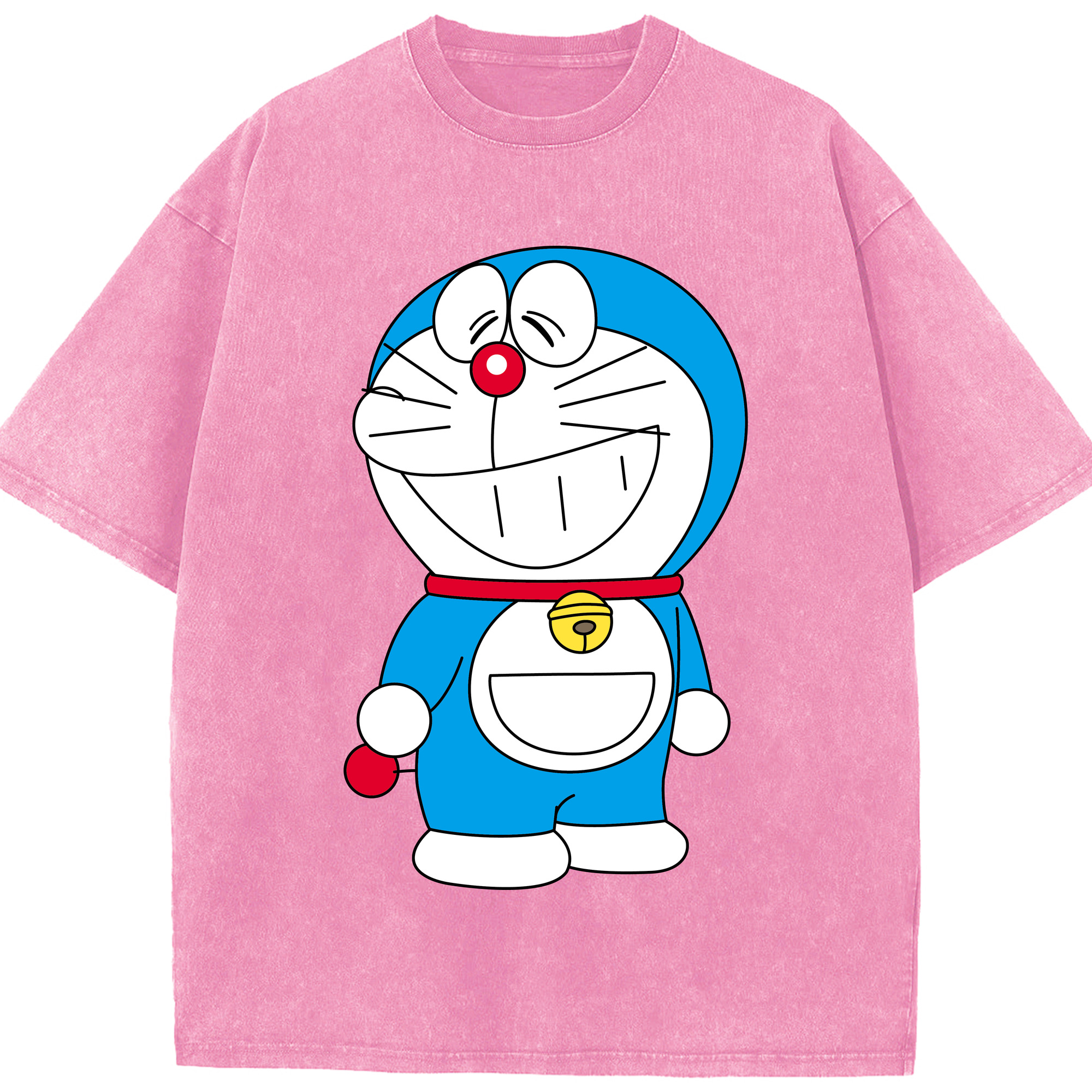 （画像用） ドラえもん Doraemon 綿100% ヴィンテージ風 半袖Tシャツ（フロントプリント）